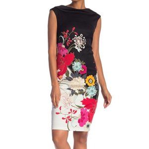 Trina Turk Bexley Black Floral Dress size 6